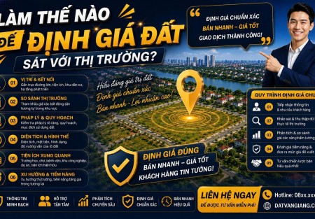 Làm thế nào để định giá đất sát với thị trường?