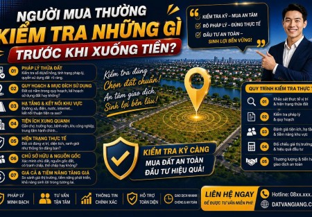 Người mua thường kiểm tra những gì trước khi xuống tiền?