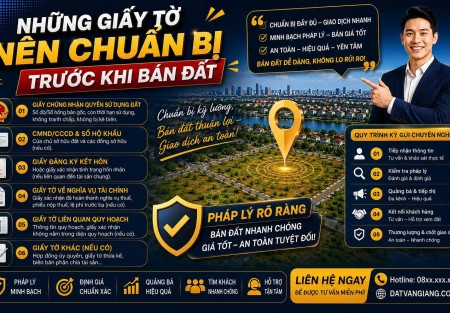 Những giấy tờ nên chuẩn bị trước khi bán đất