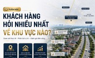 Tuần này khách hàng hỏi nhiều nhất về khu vực nào?