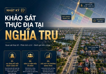 Nhật ký khảo sát thực địa tại Nghĩa Trụ