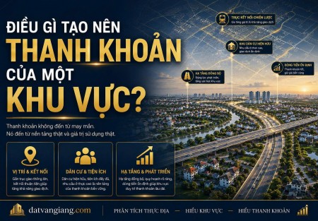 Điều gì tạo nên thanh khoản của một khu vực?