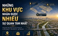 Những khu vực nhận được nhiều sự quan tâm nhất