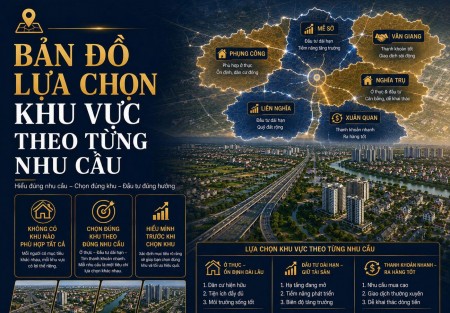Bản đồ lựa chọn khu vực theo từng nhu cầu