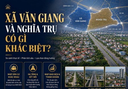 Xã Văn Giang và Nghĩa Trụ có gì khác biệt?