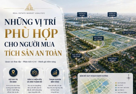 Những vị trí phù hợp cho người mua tích sản an toàn