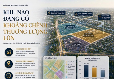 Khu nào đang có khoảng chênh thương lượng lớn