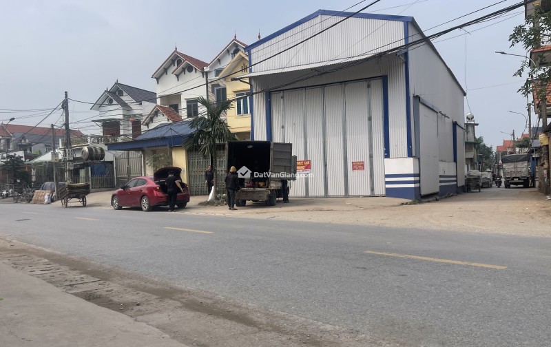 Cho thuê kho xưởng Khoái Châu Hưng Yên – 260m² lô góc, mặt tiền 10m, đường 2 container TL382