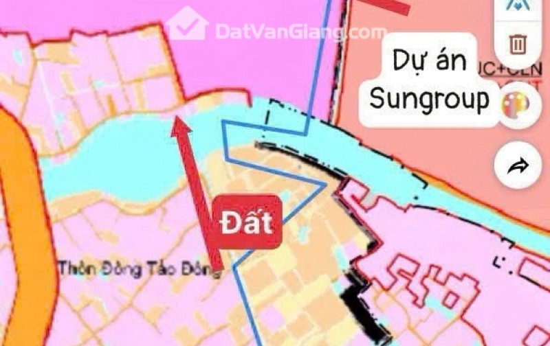 Bán Đất Thổ Cư 82m² Cạnh Vành Đai 4, Mặt Tiền 6m Tại Đông Tảo Đường Thông 5m, Giá Chỉ 3x triệu/m²