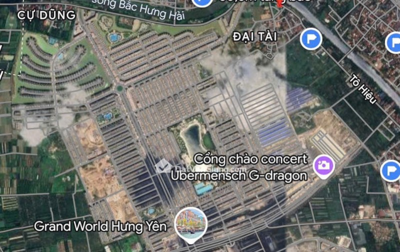 Bán đất thổ cư Văn Giang 101,93m2, 2 Mặt Tiền Đường Huyện, View Sông, Sát Vin 3, Giá Chỉ 5xtr/m2