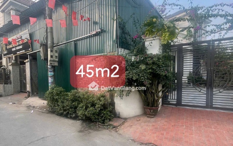 Bán đất thổ cư văn giang hưng yên Lô Đất 45m2 Trục Chính Hơn 2 Tỷ Không Có Lô Thứ Hai