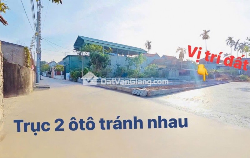 Bán đất Văn Giang Hưng Yên! Lô 50,8m² thôn AB Quán Trạch, đường bê tông ô tô tránh, giá tốt
