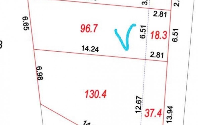 Đất Văn Giang 113.7m2 Mặt Tiền Đẹp Chỉ Tính Tiền 96.7m2 Giá 42 Tr/M2 Bao Phí
