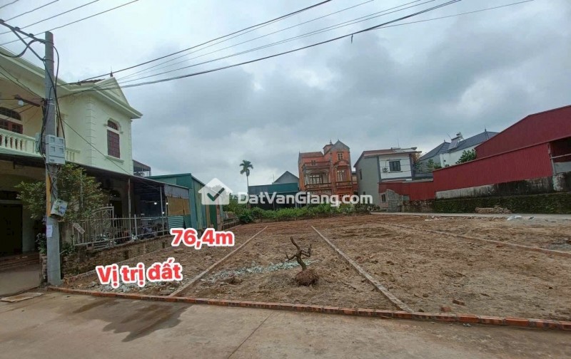Đất Văn Giang 66m2 Và 75m2 Đường Ô Tô Tránh Sát Vách Siêu Dự Án PVF Chỉ 4.x Tỷ