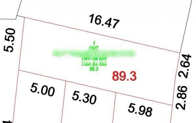 Đất Văn Giang 89.3m2 Mặt Tiền 5.5m Ô Tô Tránh Nhỉnh 4 Tỷ Vị Trí Vàng