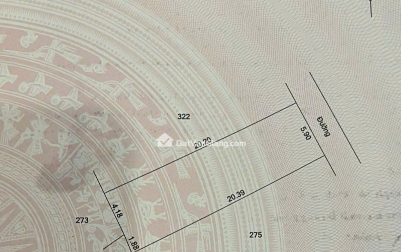 Đất Văn Giang 121m2 Mặt Tiền 5.9m Nở Hậu Ô Tô Vào Tận Nơi Giá 4x Tr/M2