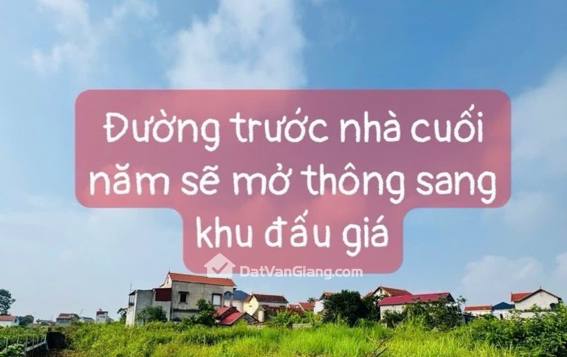 Bán 74m² Đất Văn Giang – Mặt Tiền 6,5m, Hai Mặt Thoáng, Gần Vành Đai 3.5
