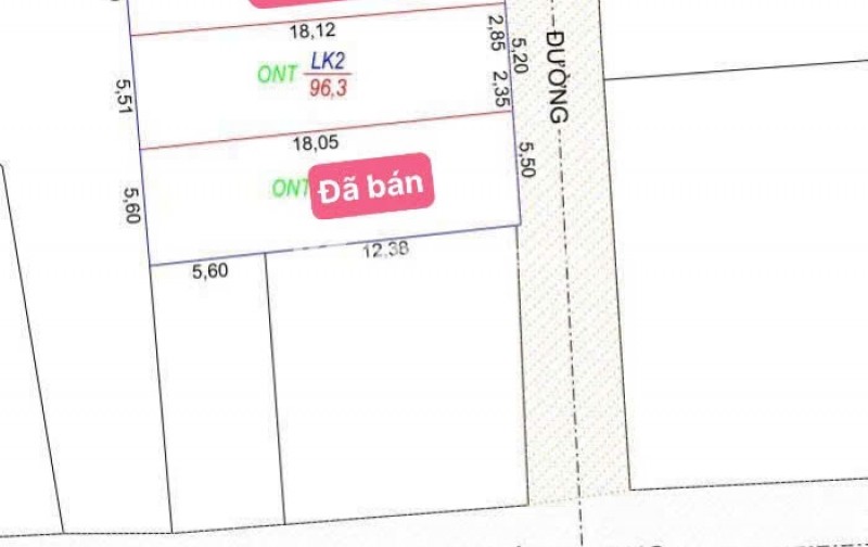 Đất Văn Giang 96.3m2 Nở Hậu Tài Lộc Đường Ô Tô 4m Giá Cực Tốt 3.x Tỷ