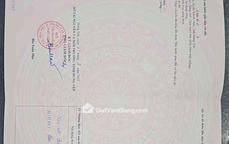 bán đất vân trì việt tiến hưng yên
