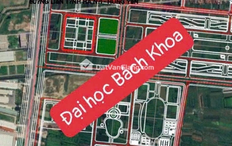 Đất đấu giá Phượng trì văn Giang gần sân pvf đại học bách khoa cs2