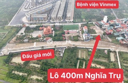 Bán 400m lô góc đất đấu giá nghĩa trụ văn Giang Hưng yên