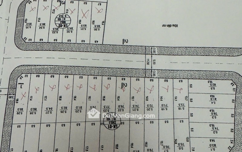  BÁN ĐẤT KHU ĐẤU GIÁ THÔN TĂNG BẢO – LÔ LK 01 -5.16 