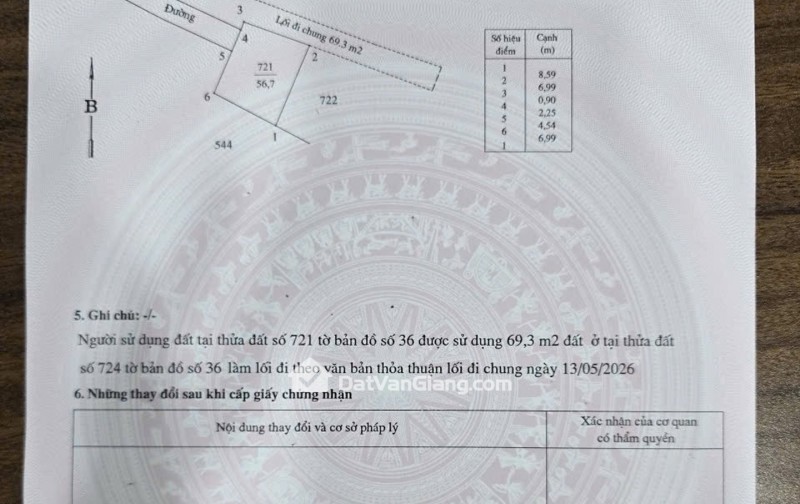  BÁN ĐẤT THÔN AN LẠC – XÃ VIỆT TIẾN – HƯNG YÊN   Ô TÔ NHỎ VÀO TẬN ĐẤT – MẶT TIỀN RỘNG – GIÁ 1,48x TỶ